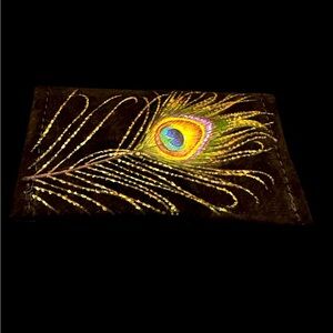 Business card hand painted by Colorado artist never used